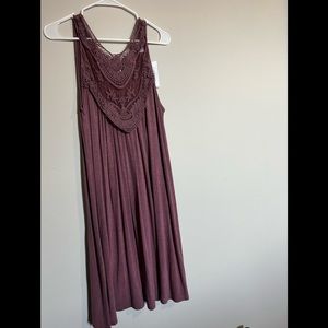 Lace tank top dress